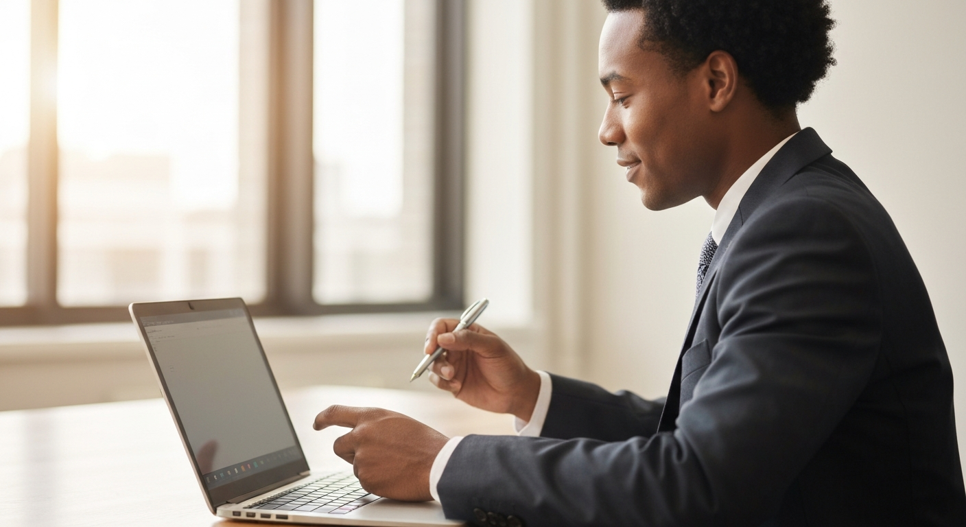 Business owner in Atlanta Georgia applying for an occupation tax certificate through the new ATLBIZ online portal
