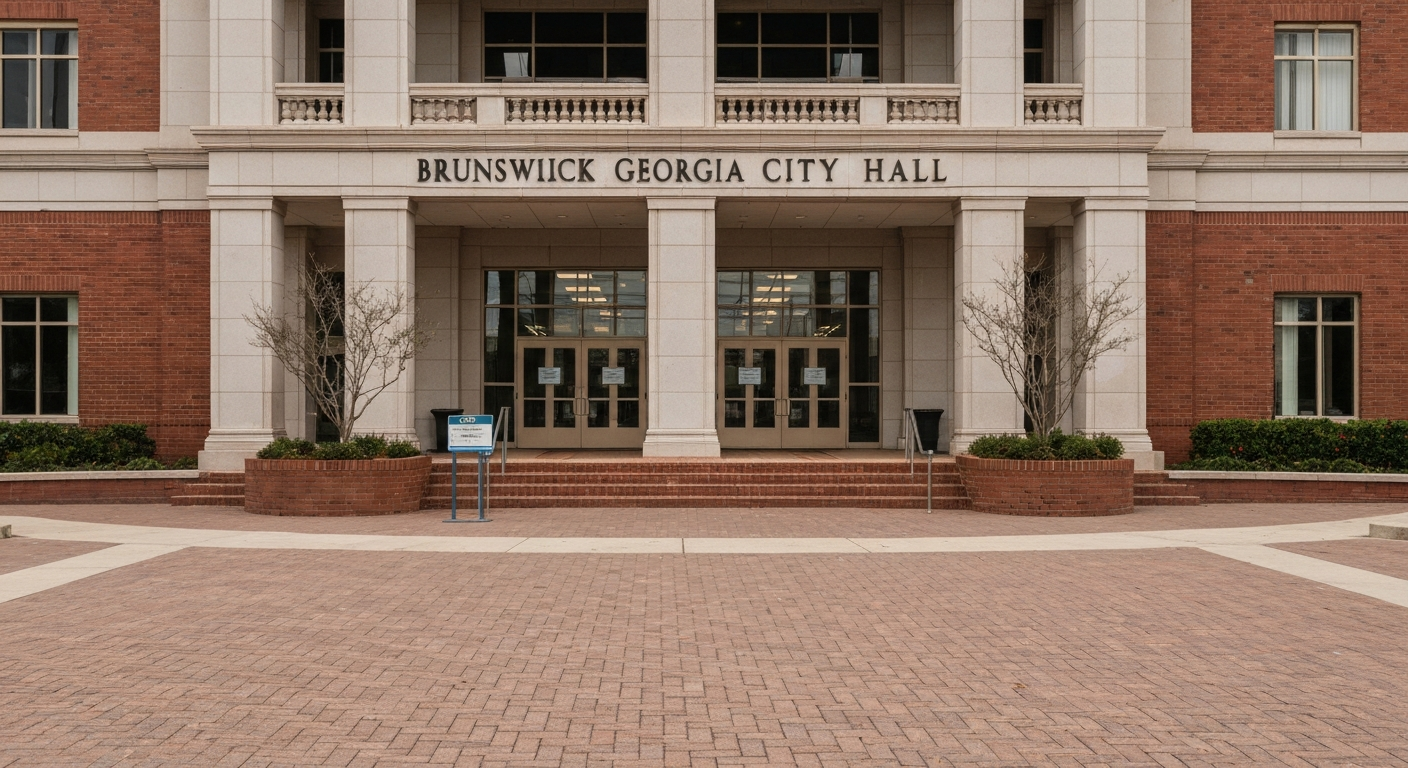 Brunswick Georgia City Hall where business owners apply for occupation tax certificates
