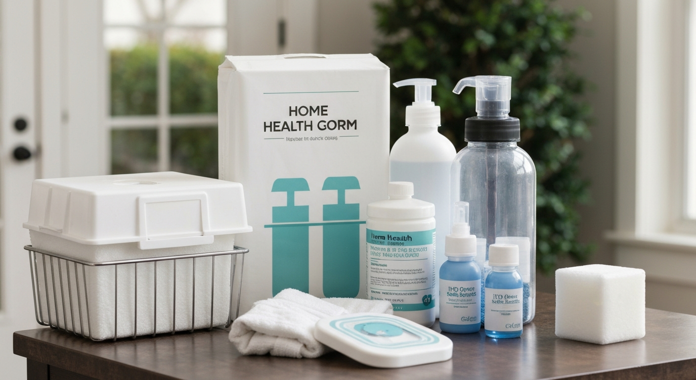 Home health care supplies in a Georgia residential setting
