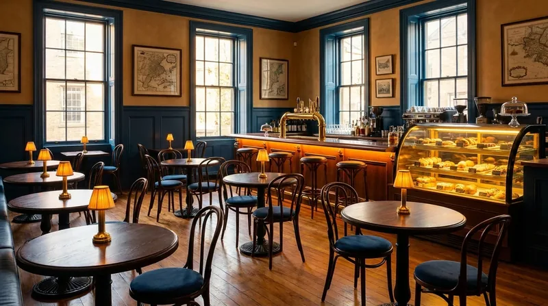 Warm cafe interior with bistro tables, Which Georgia Food Permit Do You Need? GDA Food Sales License vs County Health Permit